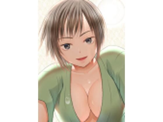 【エロ漫画】クール系巨乳のショートカットお娘がナンパしてきたチャラ男に即尺フェラしたら手コキしながら裏スジをねっとり舐めて痴女全開抜きww谷間を見せつけ巨乳を密着させながら亀頭を責めて抜きまくるw